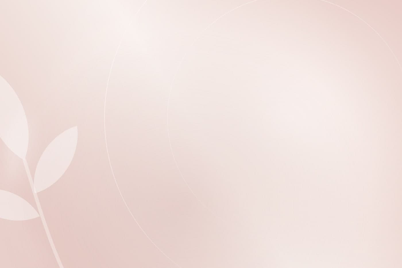 Soft blush and cream artwork suggesting a calm domestic space set up for a treatment